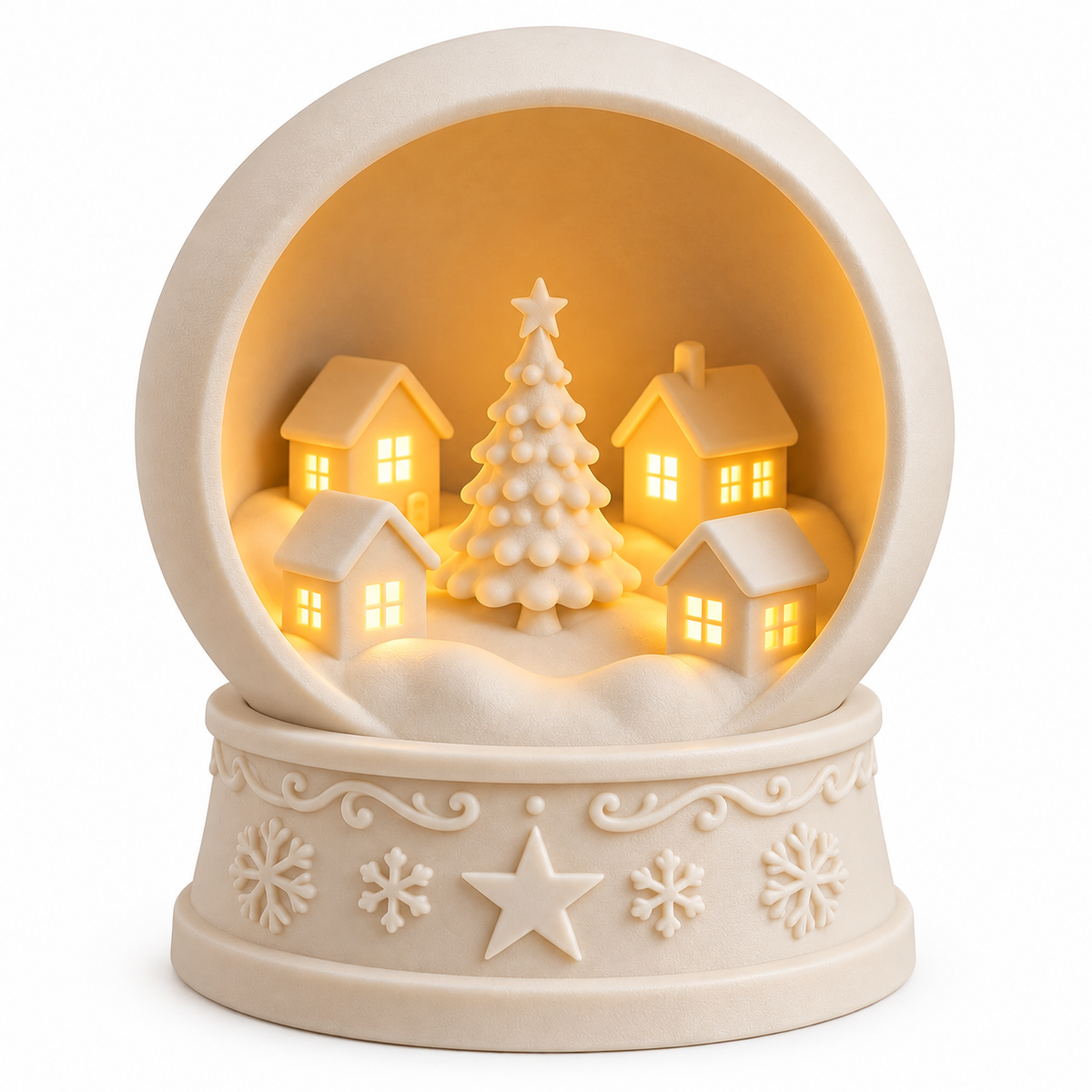 Lighted Christmas Village Decor
