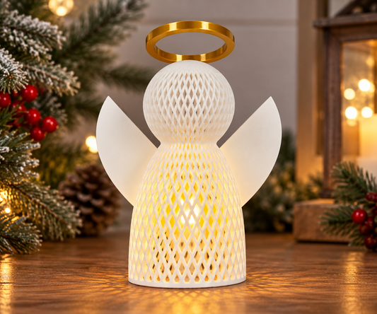 Glowing Christmas Angel Lantern | LED Christmas Decor | Single or Set of 3