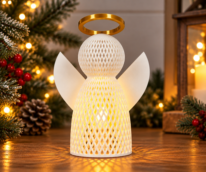 Glowing Christmas Angel Lantern | LED Christmas Decor | Single or Set of 3