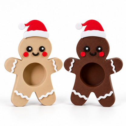 Christmas Gingerbread Chocolate Holders Set of 8 | Holiday Party Favors